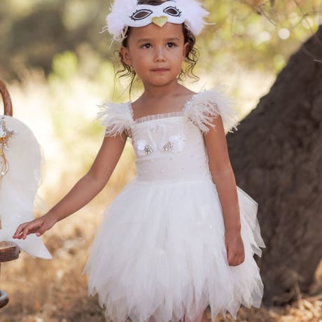 【 NORALEE 】MAGIQUE DRESS WHITE（4Y,6Y,8Y,10Y）
