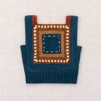 【Misha&Puff】 RUNNING STITCH TANK (MARINE BLUE)（4Y,6Y）
