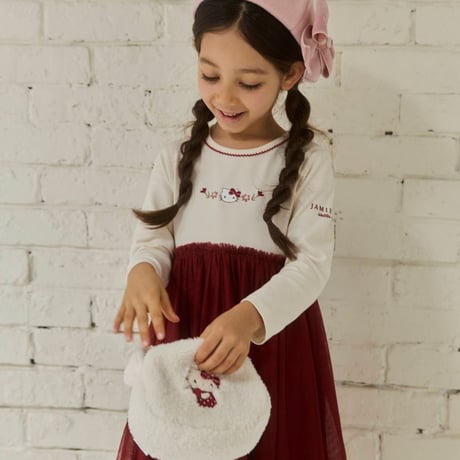 【 Jamie kay ×HELLO KITTY】 JWGG264956 ﾎﾞｱﾐﾆﾊﾞｯｸﾞ IVR