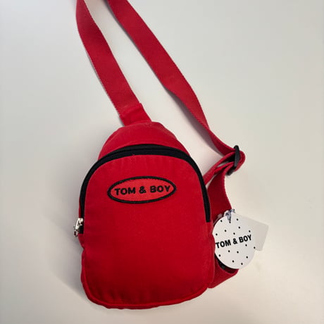 【TOM＆BOY】 RED MINI SHOULDER BAG