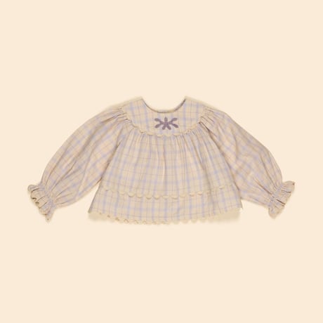 【 Apolina 】 BABY LOLA BLOUSE - CAMP CHECK