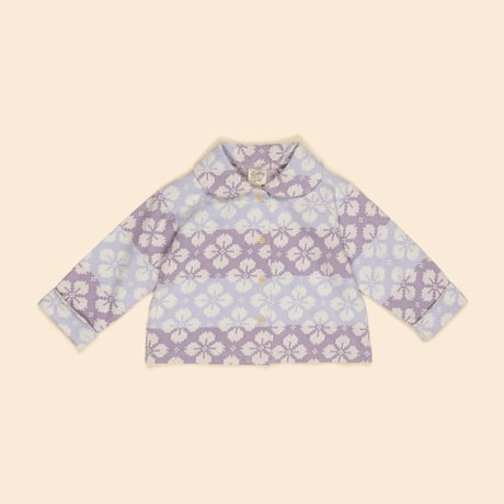 【 Apolina 】 BABY JERSEY JANE CARDIGAN - ICELANDIC POPPY