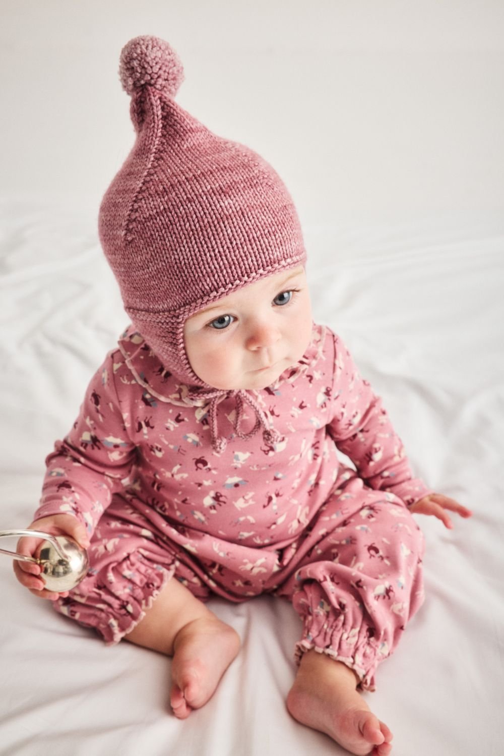 Misha&Puff】 BABY PATTIE ONESIE (ANTIQUE ROSE C