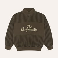 【The Campamento】 The Campamento Stripes Sweatshirt - Green