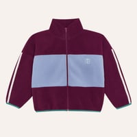 【The Campamento】 Burgundy Polar Sweatshirt - Burgundy
