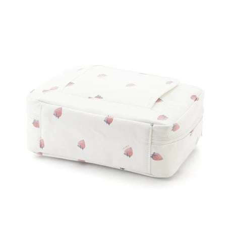 【 gelato pique 】 PPGG999155 ﾌｪｲﾊﾞﾘｯﾄﾓﾁｰﾌ柄おむつﾎﾟｰﾁ RED