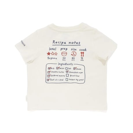 【 gelato pique 】PBCT264478 BABYｱﾆﾏﾙﾌﾞﾚｯﾄﾞﾜﾝﾎﾟｲﾝﾄTｼｬﾂ CRM (size 80)