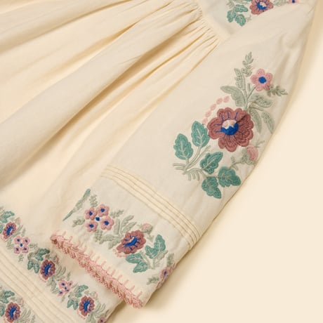 【 Apolina 】 STEVIE LS DRESS - MILK-CREAM