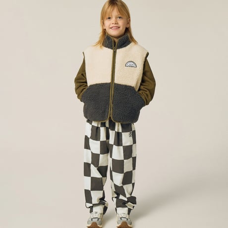 【The Campamento】 Ecru Teddy Vest - Ecru