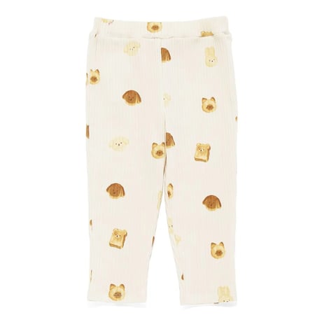 【 gelato pique 】PBCP264480 BABYｱﾆﾏﾙﾌﾞﾚｯﾄﾞ柄ﾛﾝｸﾞﾊﾟﾝﾂ CRM (size 80)