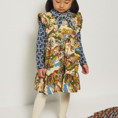【Misha&Puff】SCOUT TOP (MOONLIGHT RAILROAD FLORAL)