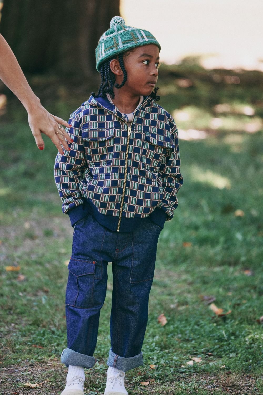 Misha&Puff】PLAID CAP (BOUGH) | MIK & CO
