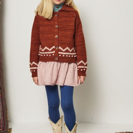 【Misha&Puff】ZIG ZAG CARDIGAN (CEDAR)