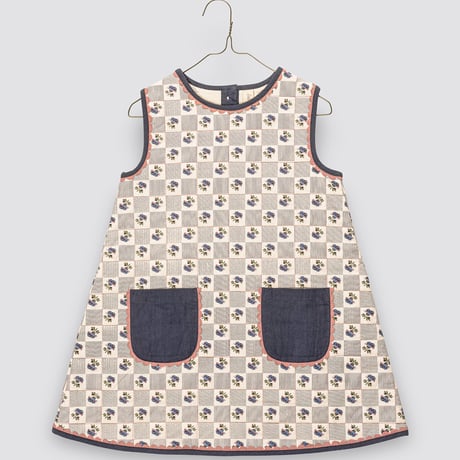 【 little cotton clothes 】Quilted Hannah dress Papier Floral