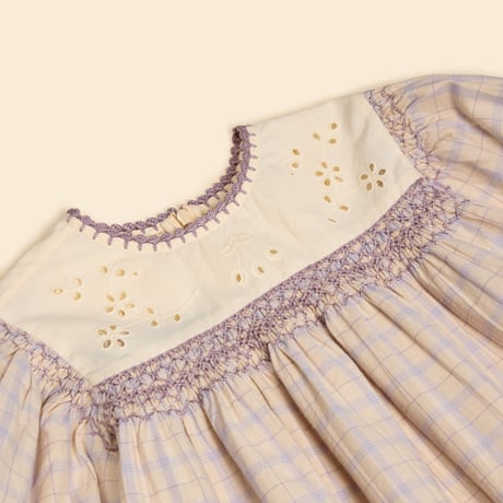【 Apolina 】 DORA LS BLOUSE - CAMP CHECK