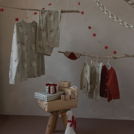 11月中旬頃発送予定ご予約【organic zoo】  Christmas Goose PJ's