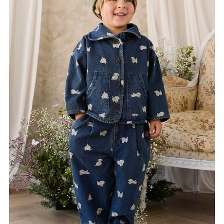 【 Jamie kay 】JKFP264106 ﾃﾞﾆﾑﾊﾟﾝﾂFinnegan Denim NVY（size 80,90,100）