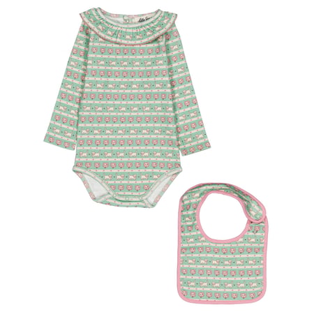 【 hello simone 】Pernilla baby set Kitty Aqua