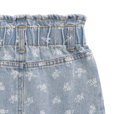【 Jamie kay 】JKFS264007 ﾌﾛｰﾗﾙﾃﾞﾆﾑｽｶｰﾄTully Floral Denim LBLU（size 90,100,110,120）