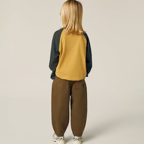 【The Campamento】 Bear Color Block Tshirt - Yellow