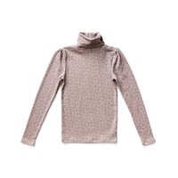 入荷後発送ご予約商品【 SOOR PLOOM 】POUF TURTLENECK, CALICO PRINT, PIGEON