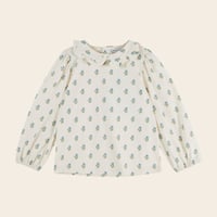 【Emile et Ida】 Ecru floral jersey - SCARLET