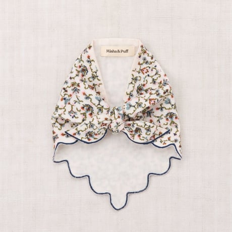 【Misha&Puff】EMBROIDERED SCALLOP SCARF (STRING)