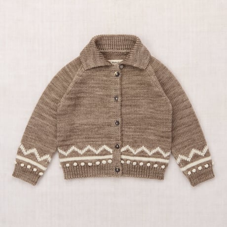【Misha&Puff】ZIG ZAG CARDIGAN (BRUT)