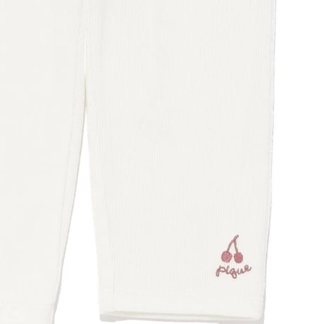 【 gelato pique 】PKCP264441 KIDSﾁｪﾘｰ柄ﾁｭｰﾙﾚｷﾞﾝｽﾊﾟﾝﾂ IVR（size 90, 100）