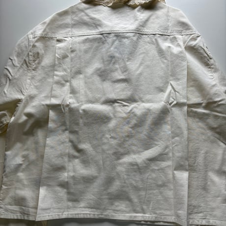 【BOBO CHOSES ADULT 】Lace ending poplin shirt　M ,L