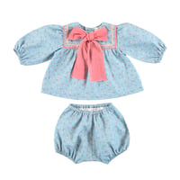 【Bebe Organic】Zoe Baby Set - Floral Hearts