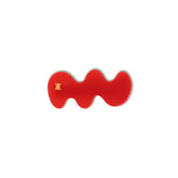 【Repose AMS】 wavy hair clip  - firecracker red
