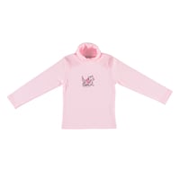 【Bebe Organic】Lucy Turtleneck - Rose Bow Kitty