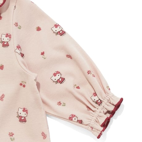 【 Jamie kay × HELLO KITTY 】JBCO264911 OC新生児総柄プリント2wayオール PNK（size 50）