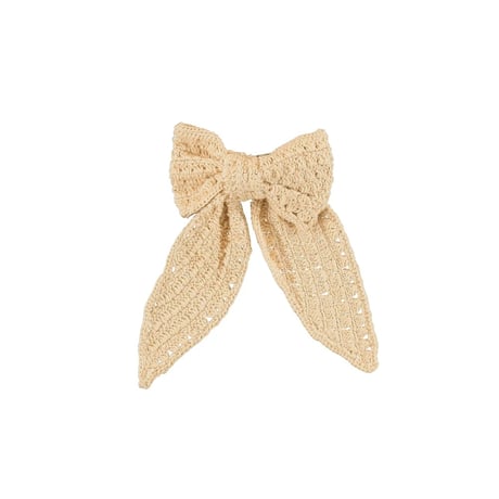 【Bebe Organic】Saphira Crochet Bow - Nostalgic Crochet