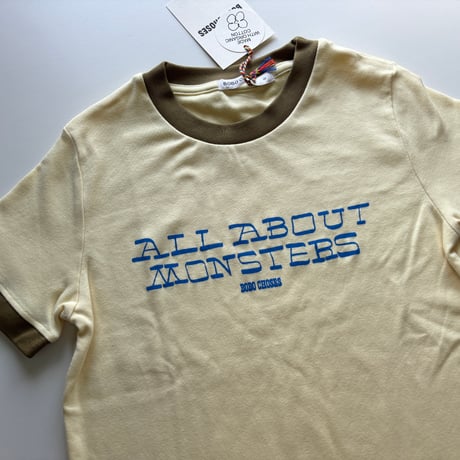 【BOBO CHOSES】 Adult All About Monster slim T-shirt