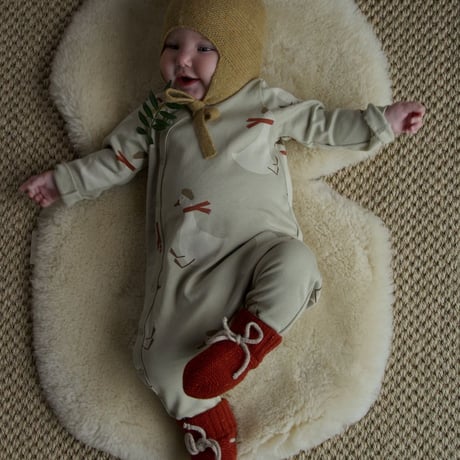 11月中旬頃発送予定ご予約【organic zoo】  Christmas Goose Suit（6-12M）