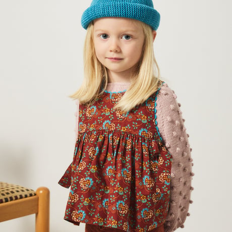 【Misha&Puff】LOTTIE TOP (CEDAR CALICO HEARTS)