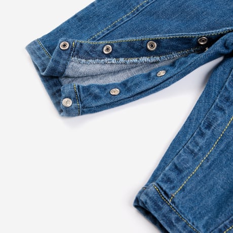 【BOBO CHOSES】Booo Bo Choses Tag denim overall
