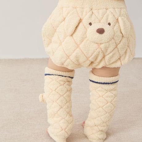 【 gelato pique 】PBNP264449 BABYｴｱﾓｺﾒﾛﾝﾊﾟﾝﾄﾞｯｸﾞﾌﾞﾙﾏ CRM (size 80)