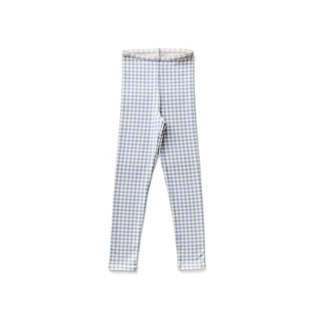 入荷後発送ご予約商品【 SOOR PLOOM 】STRETCH LEGGING, GINGHAM PRINT, POWDER