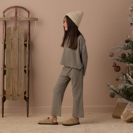 【 Rylee + Cru 】COZY RIB KNIT SET EVERGREEN