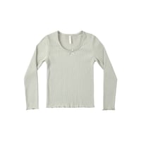 【 Rylee + Cru 】RIBBED LONG SLEEVE SAGE