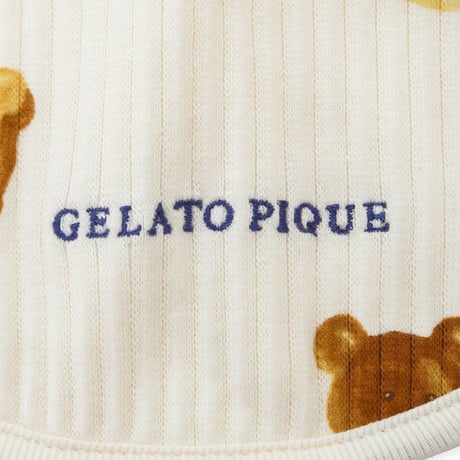 【 gelato pique 】PBGG264484 BABYｱﾆﾏﾙﾌﾞﾚｯﾄﾞ柄ｽﾀｲ CRM