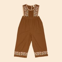 【 Apolina 】 BIBI OVERALL - CHOCOLATE