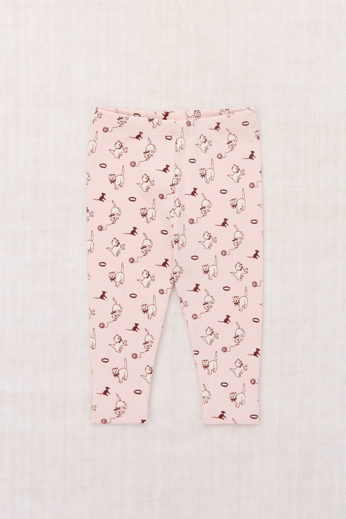 【rtさま】Misha&Puff レギンス12-18m cat & mouse Misha&Puff】BABY LEGGING (CANDYFLOSS CAT & MOUSE)（18-24M） | MIK & CO