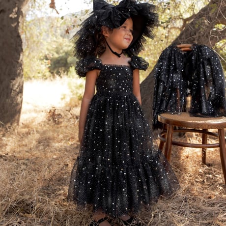 【 NORALEE 】TULLE CAPE BLACK
