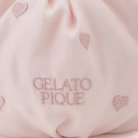 【 gelato pique 】PWGB264630ﾊｰﾄﾌﾘﾙﾁｭｰﾙﾎﾟｰﾁ PNK