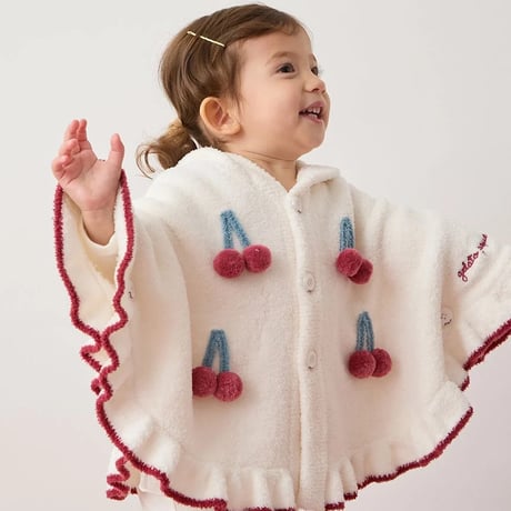 【 gelato pique 】PBNT264431 BABYｴｱﾘｰﾓｺﾁｪﾘｰﾎﾟﾝﾁｮ IVR（size F 70~90）