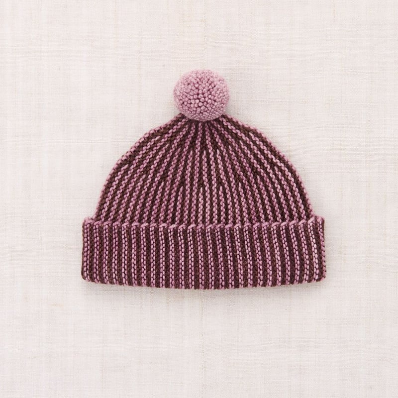 Misha&Puff】STRATA GARTER HAT (ANTIQUE ROSE) |